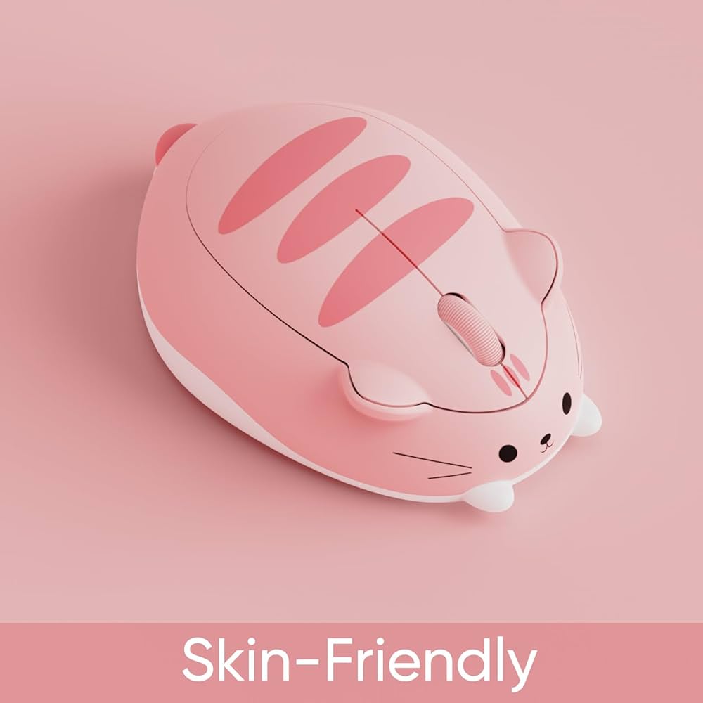 セーラームーン　ワイヤレスマウス　Akkogearピンク電池式 セーラームーン-ゲーミングマウス,2400 dpi,充電式,7色,バック